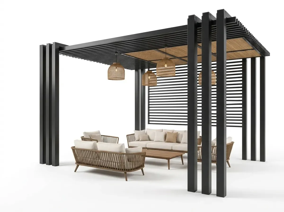 ULBPG-03 - Architectural Louvered Outdoor Pergola